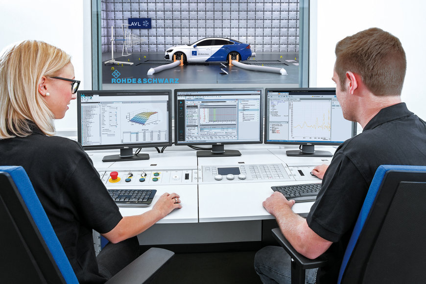 AVL社とローデ・シュワルツが、実走行条件におけるEMC試験の自動化と高速化で協力